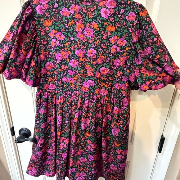 Entro - Floral Babydoll  Dress - Picture 4 of 7